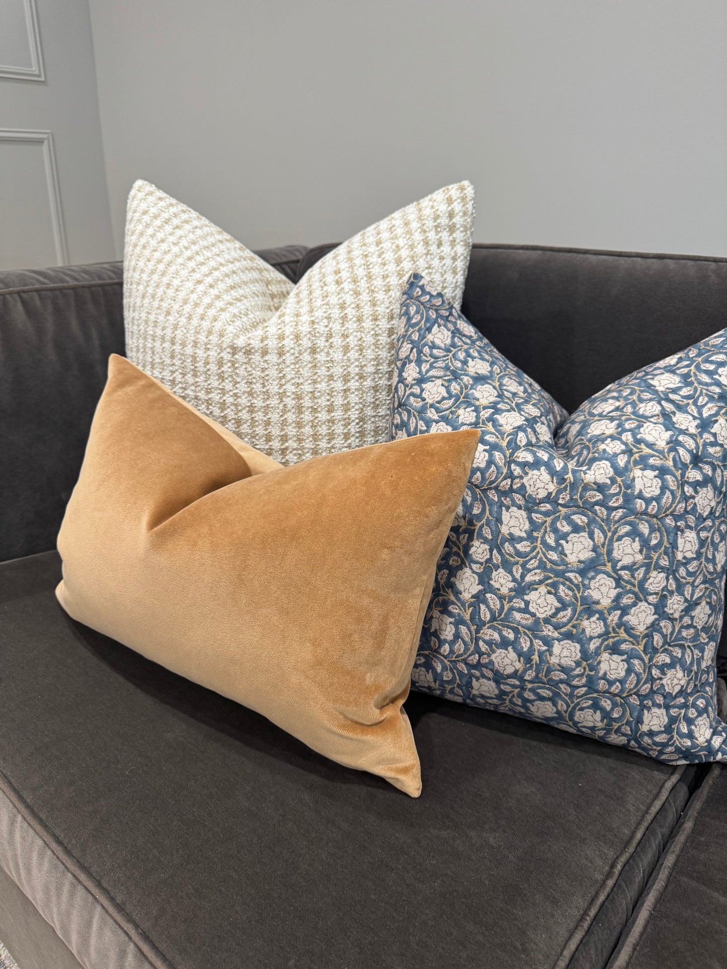 Mustard Velvet Pillow Cover