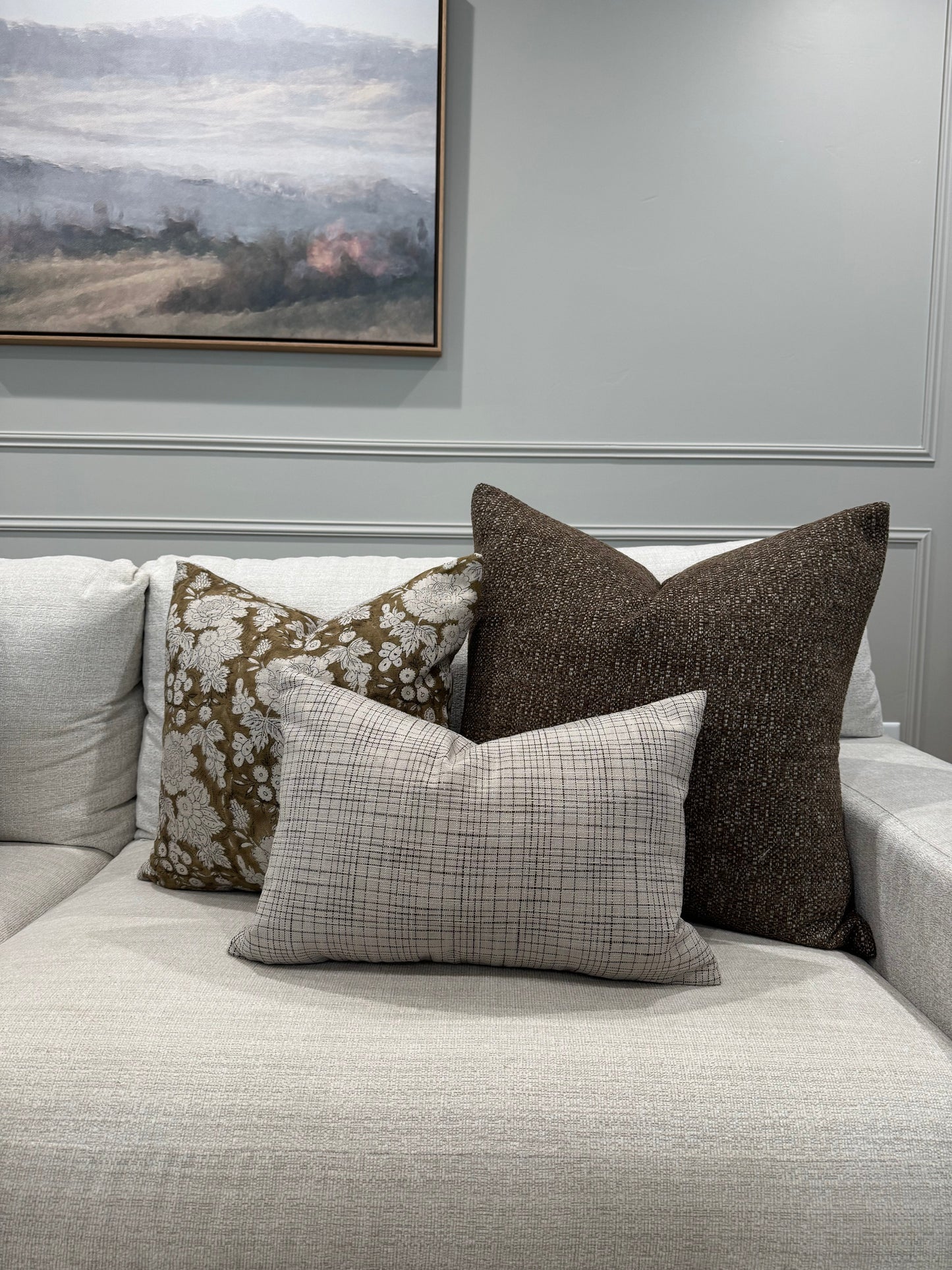 Sue Plaid Pillow Cover