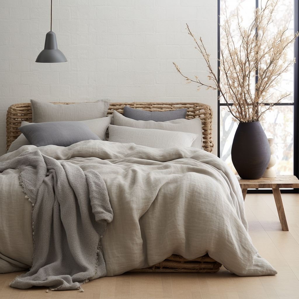 Fine linen King-sized linen duvet covers with premium fabric Designer linen bedding sets for large mattresses Customizable linen duvet cover sets for interior styling Oversized linen duvet covers with stylish designs Designer linen duvet cover sets for interior decorators Luxury linen bedding collections for oversized mattresses Premium linen duvet covers with customizable options bedding sets #color_natural-linen