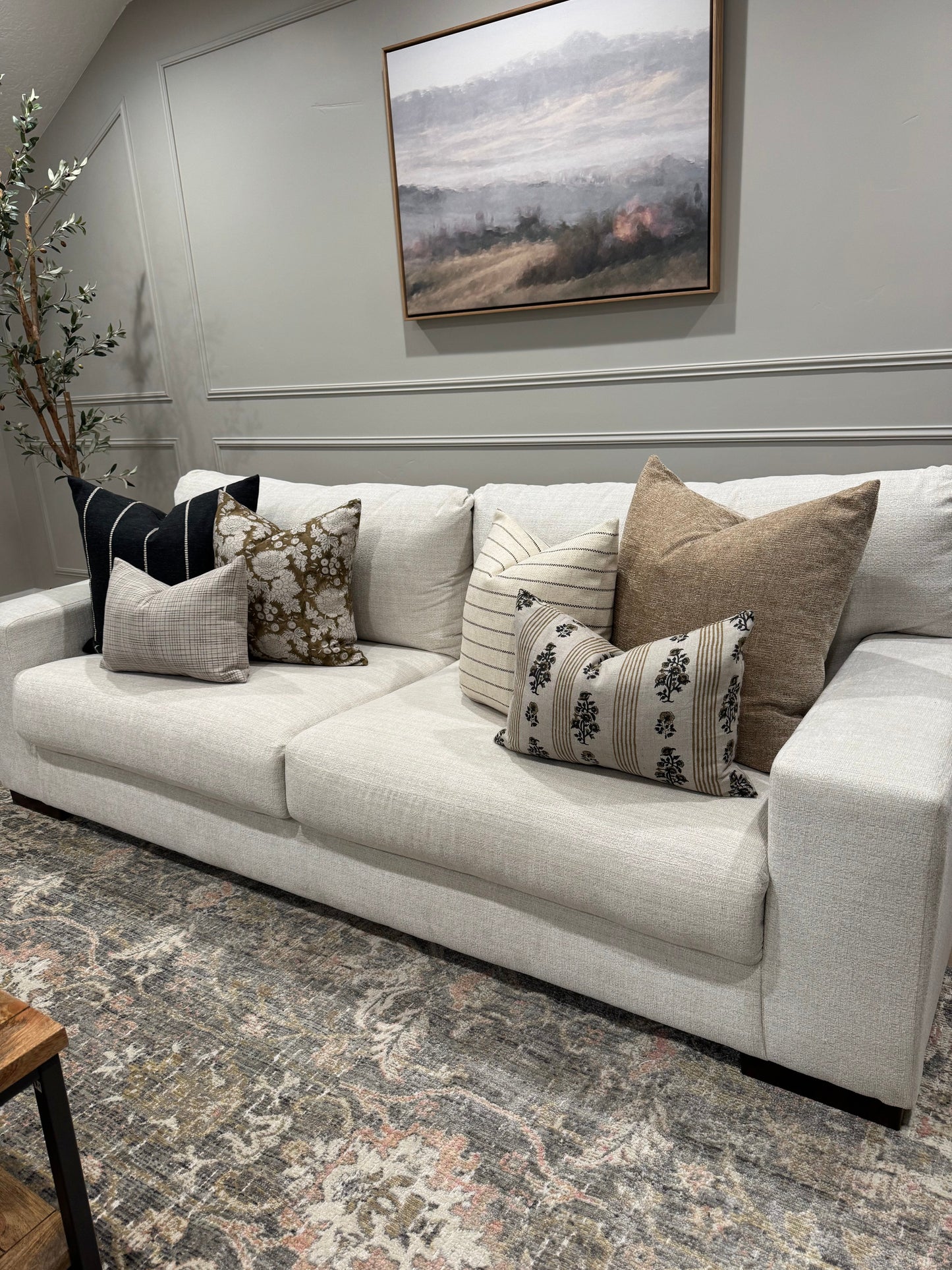 Luna Floral Pillow Cover