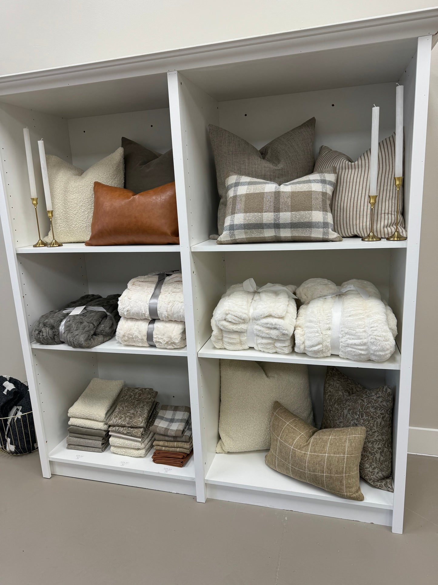 Brown Plaid Pillow Cover