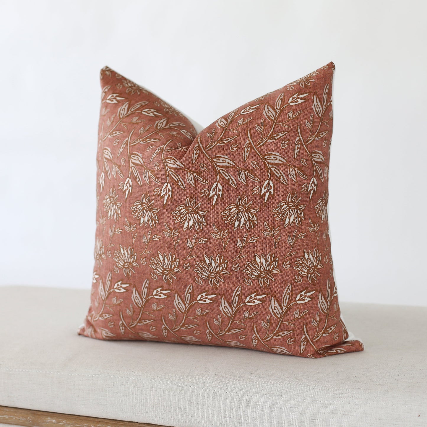 Terracotta Throw Pillow