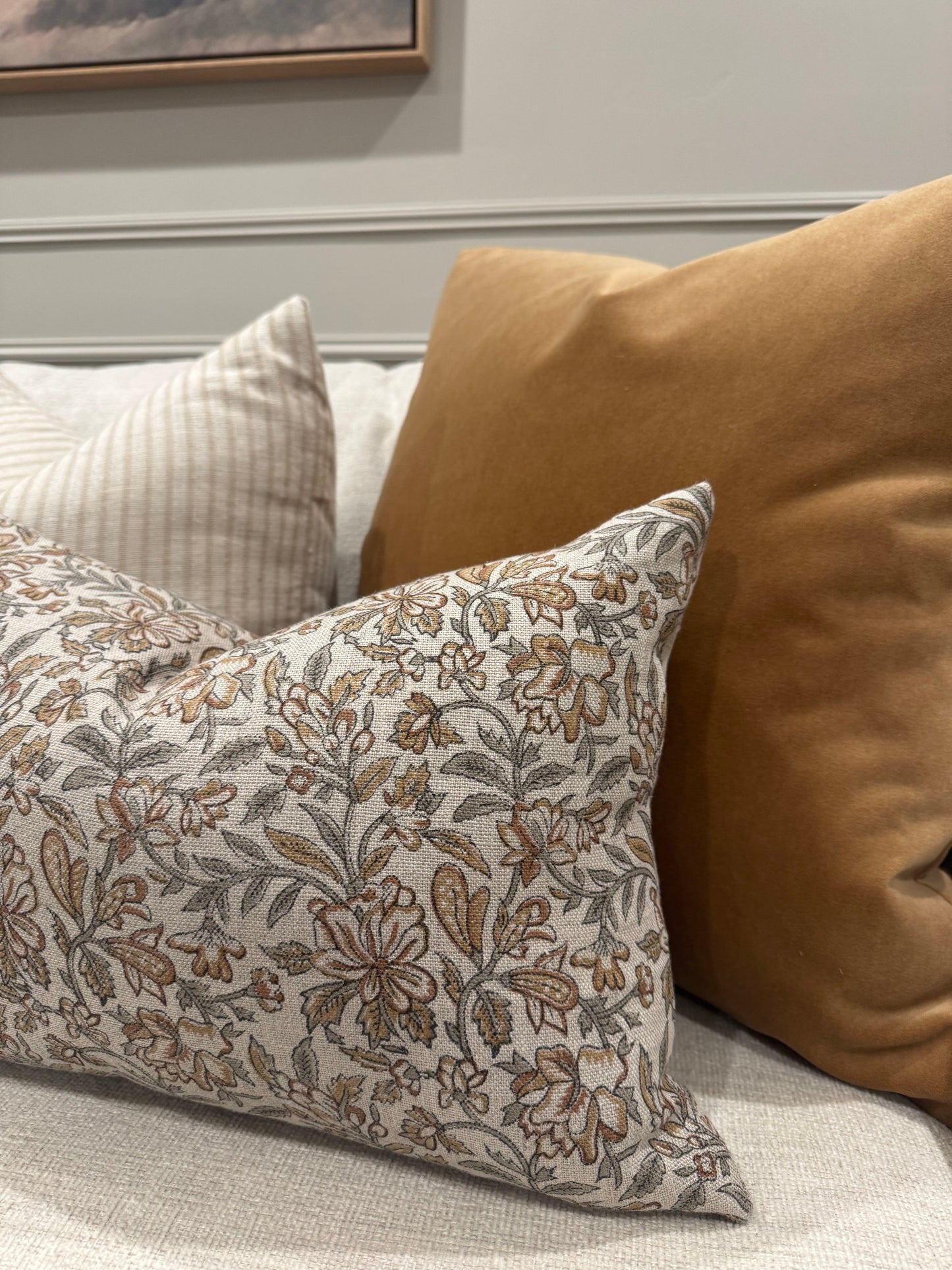 Mustard Velvet Pillow Cover