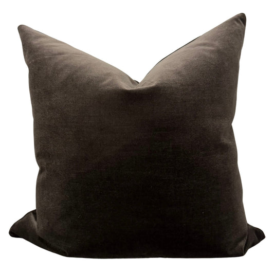 Brown Velvet Pillow Cover