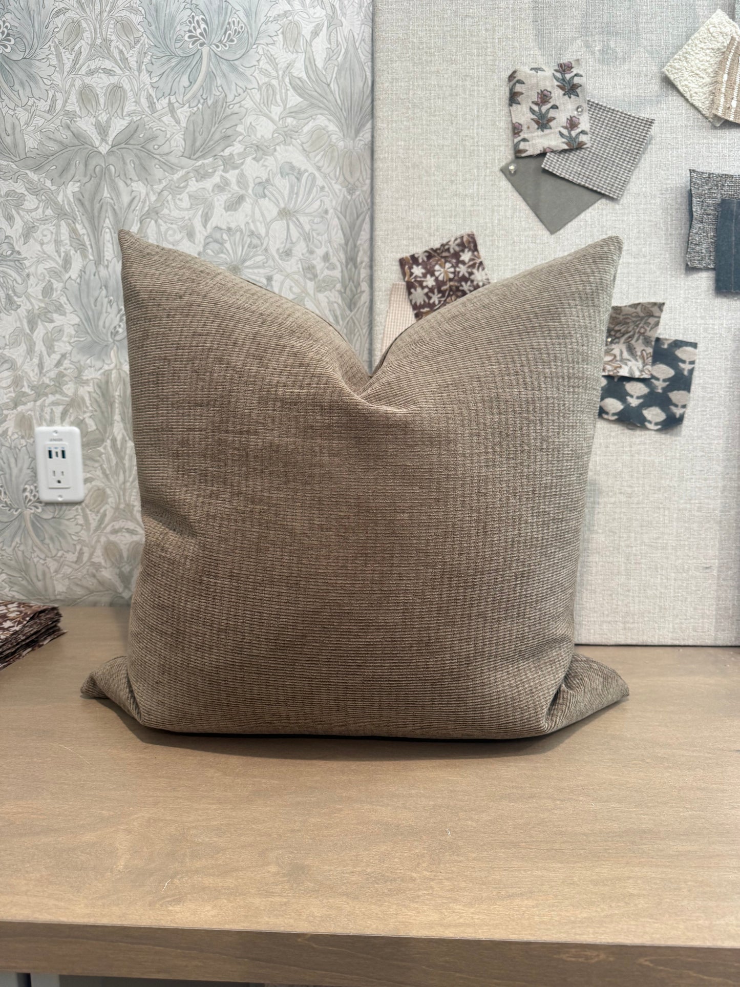 Brown textured Pillow Cover