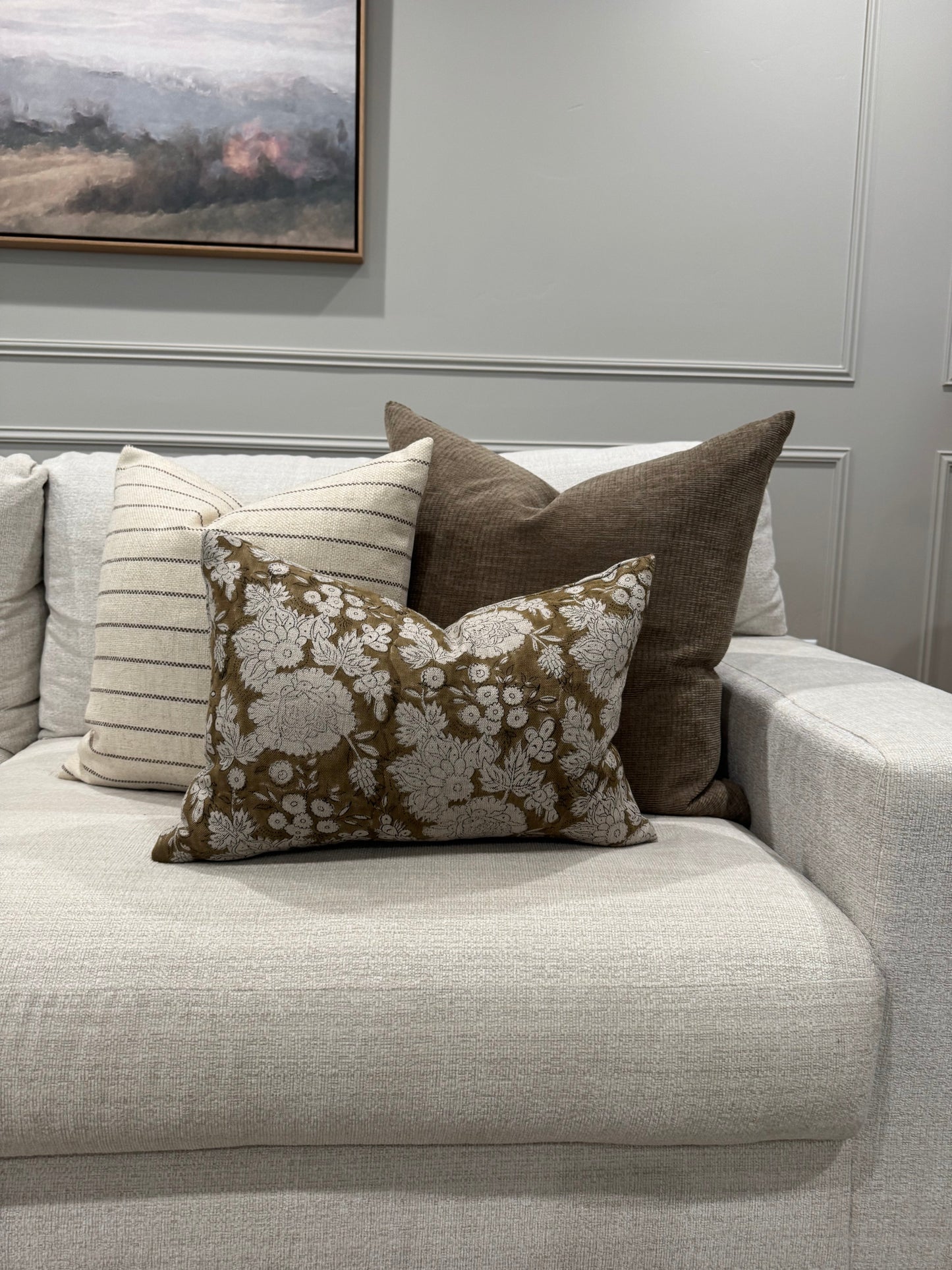 Chocolate textured Pillow Cover
