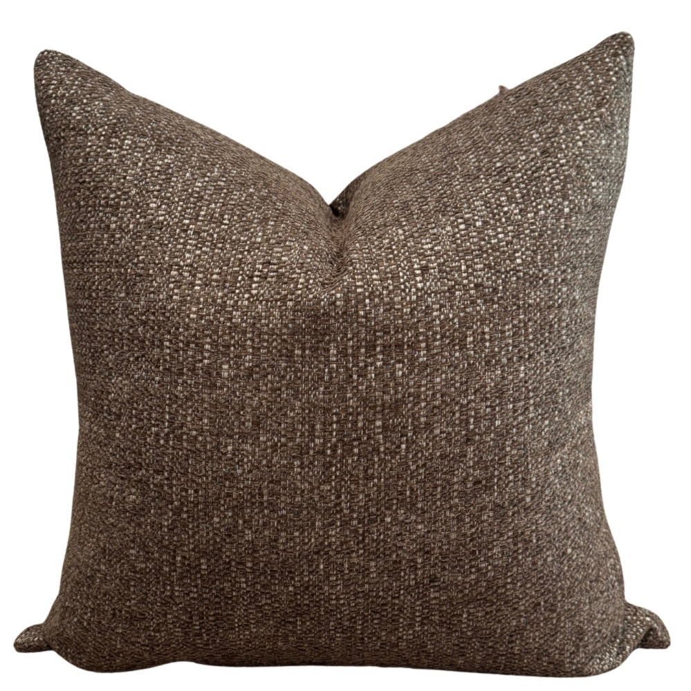 Chocolate textured Pillow Cover