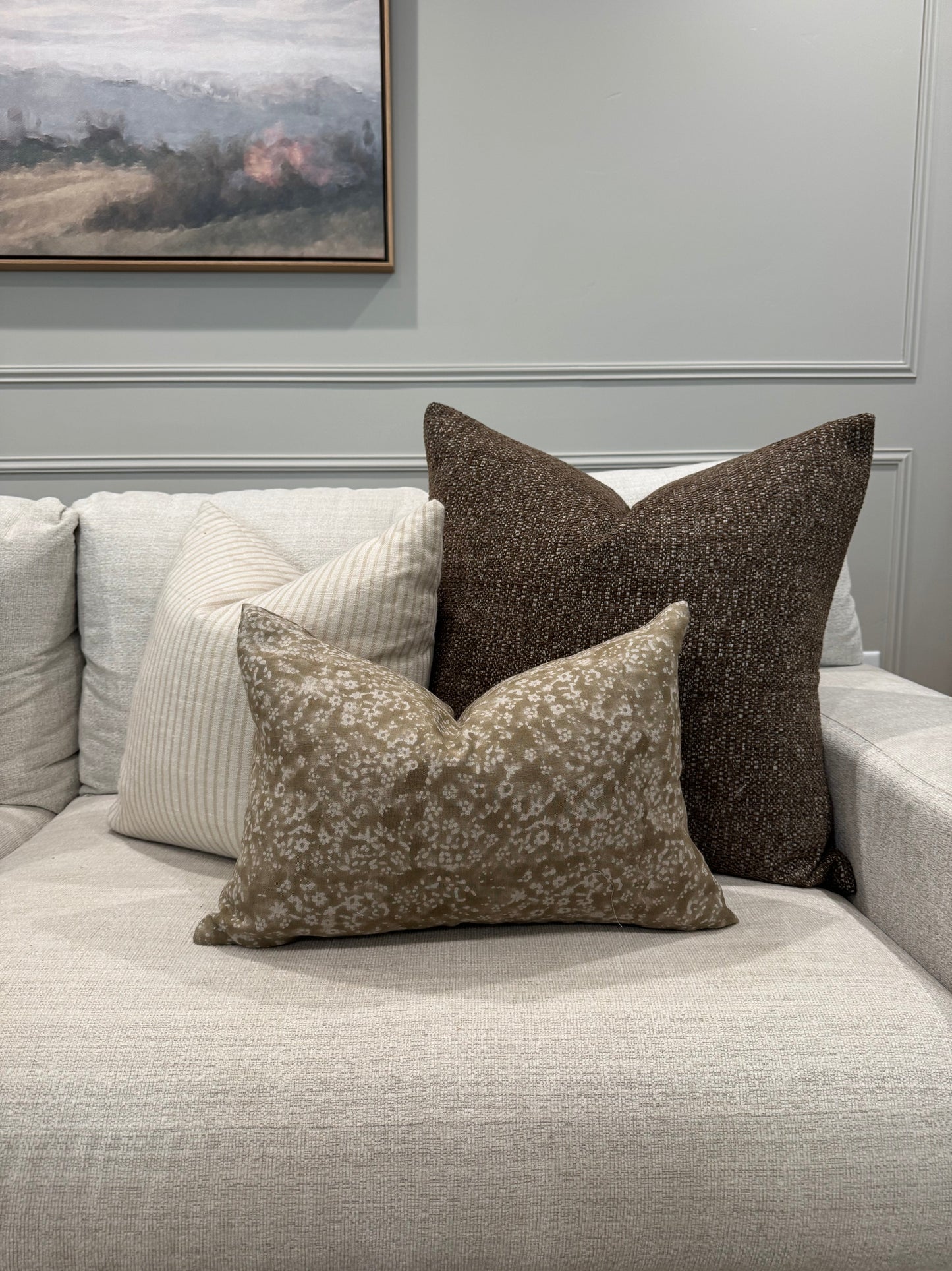 Chocolate textured Pillow Cover