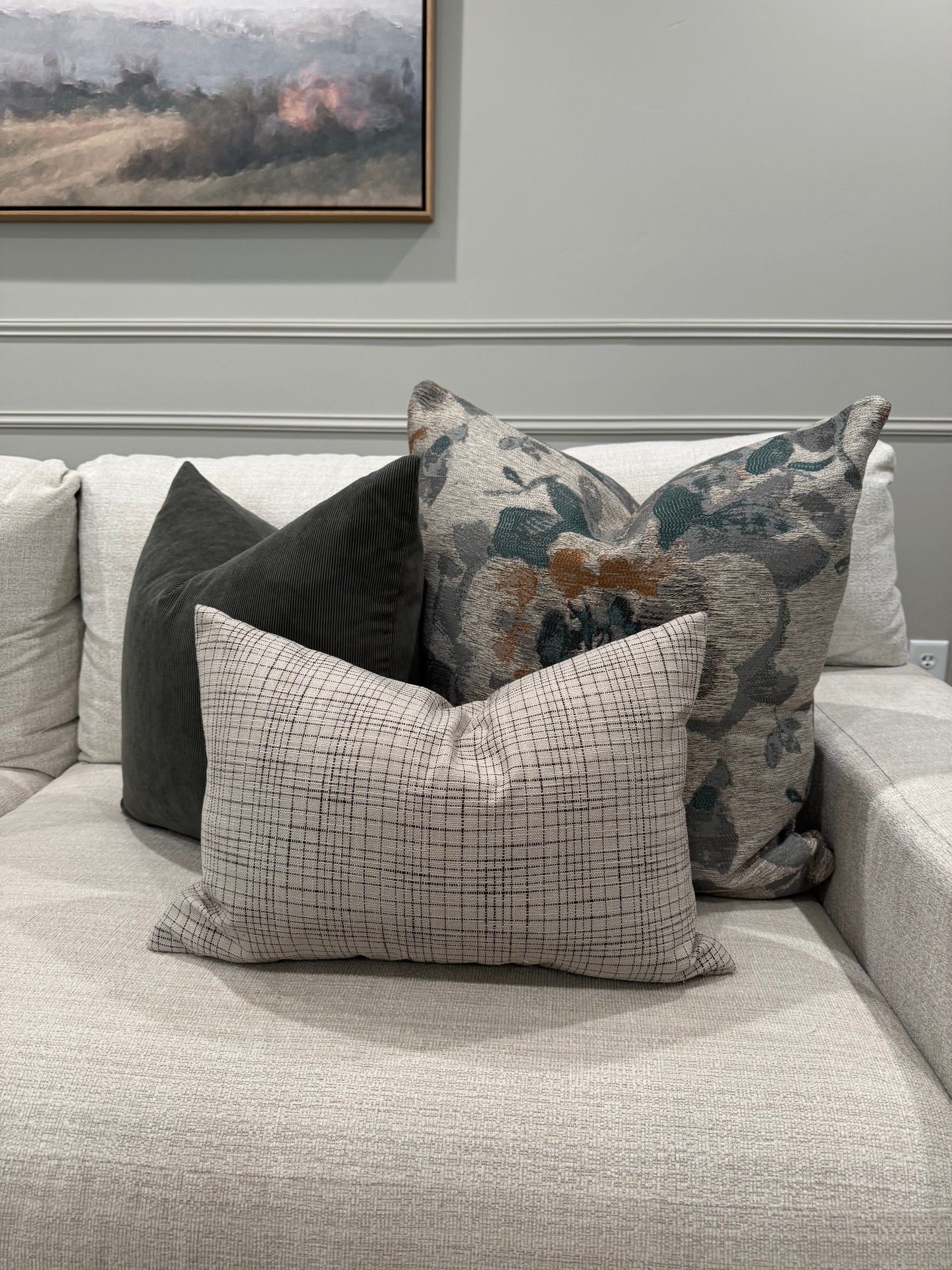 Sue Plaid Pillow Cover