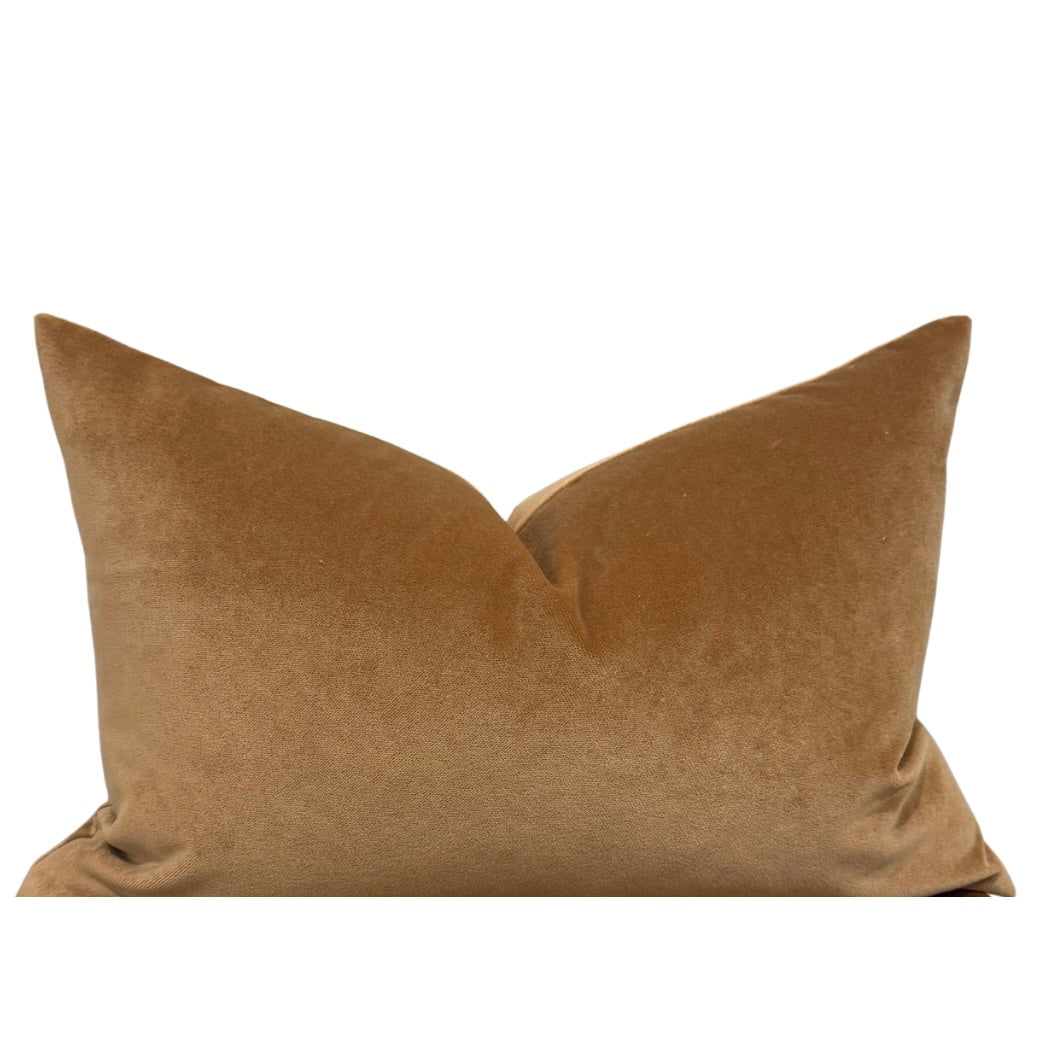 Mustard Velvet Pillow Cover