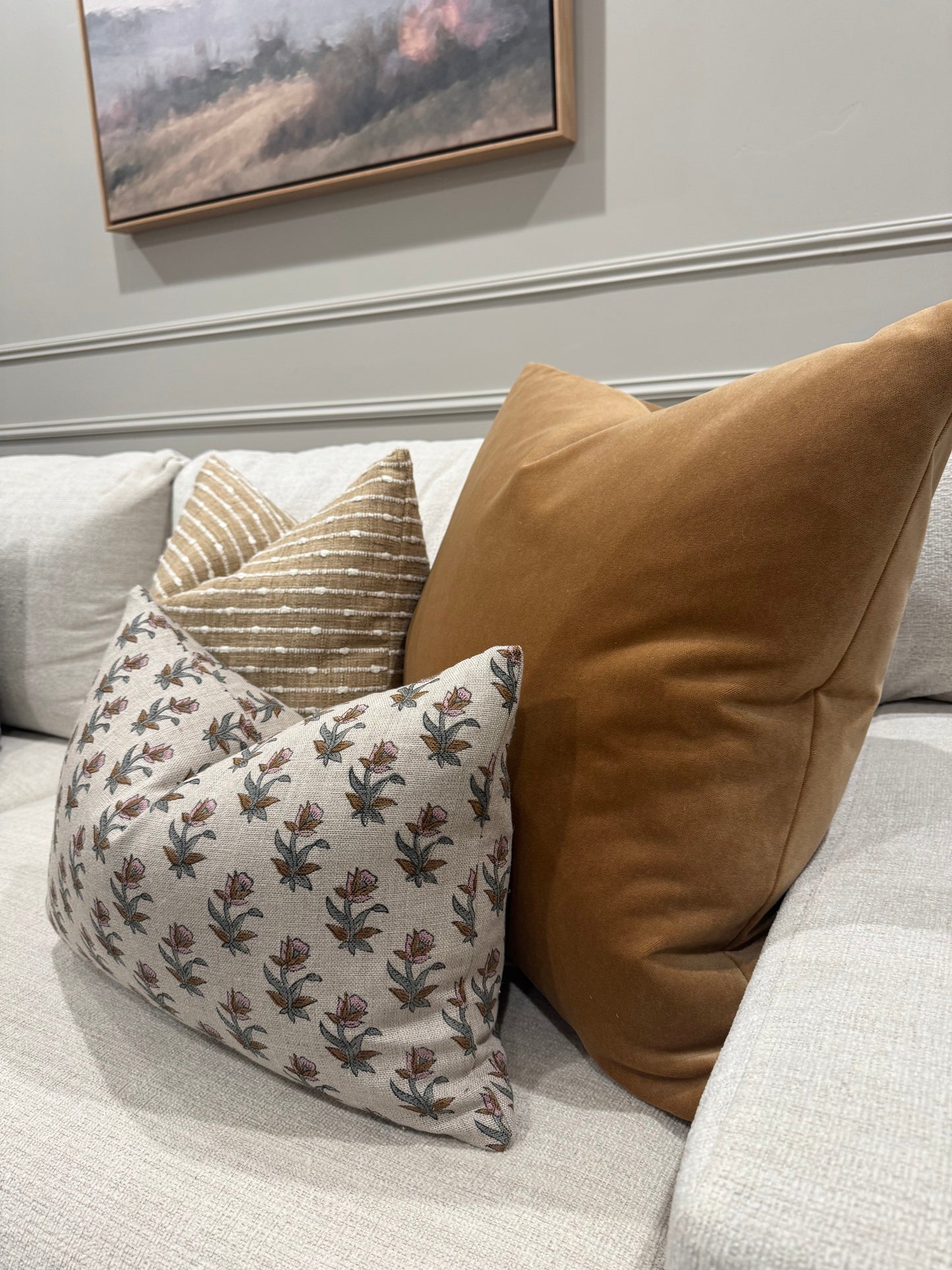 Mustard Velvet Pillow Cover