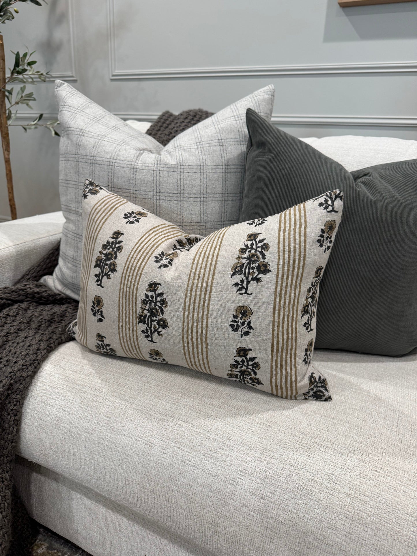 Luna Floral Pillow Cover