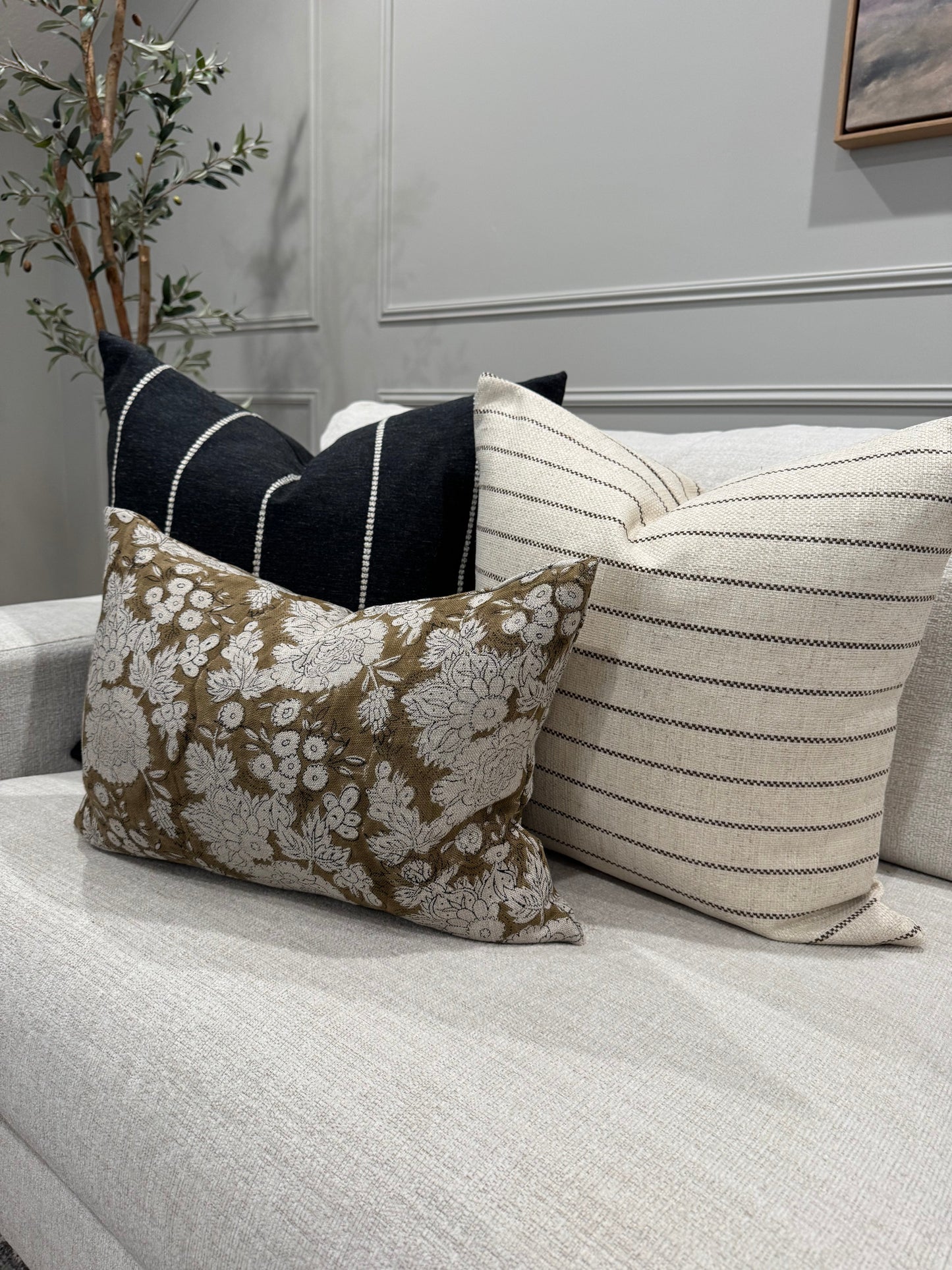 Annie Striped Pillow Cover