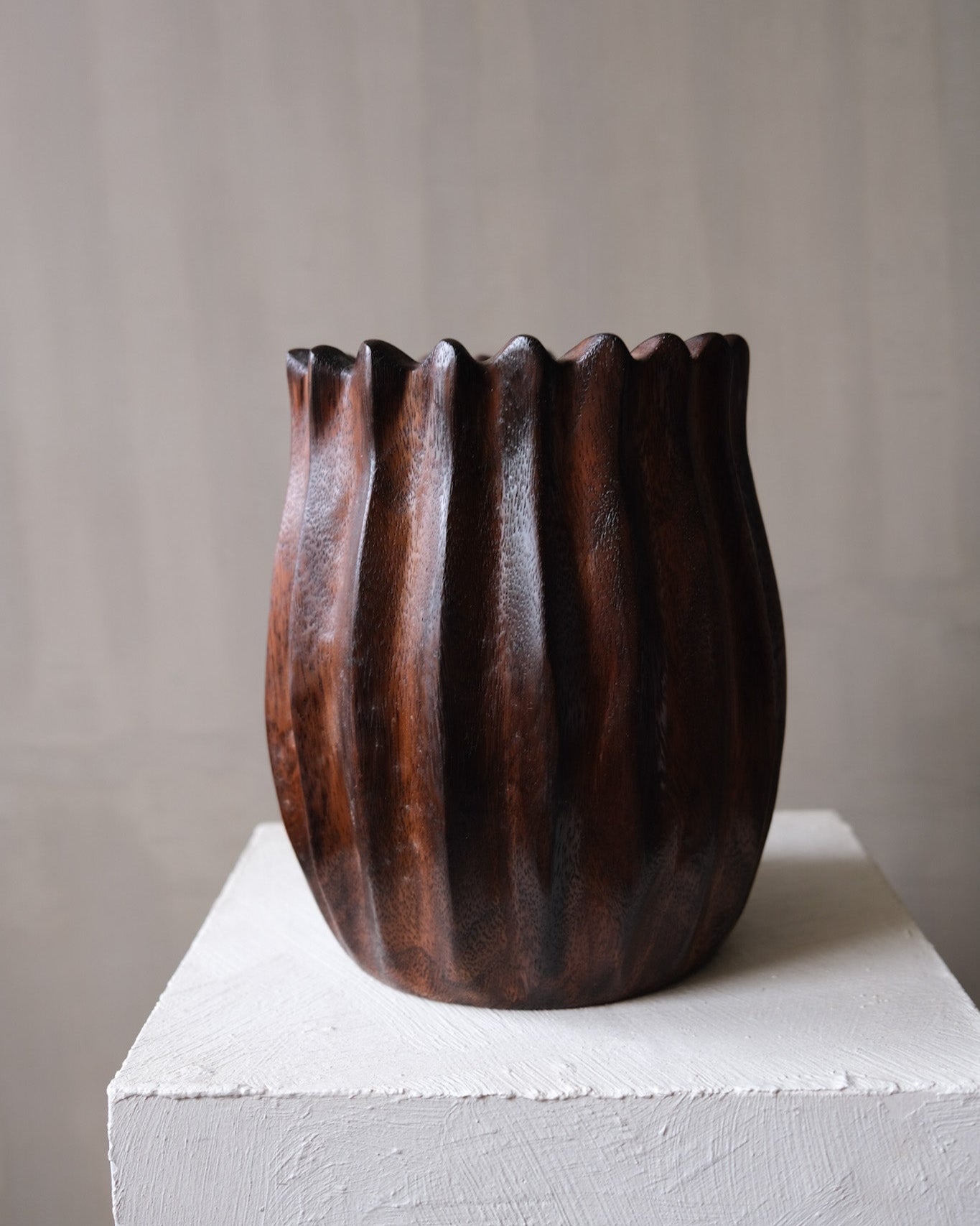 Tulip Bowl Brown