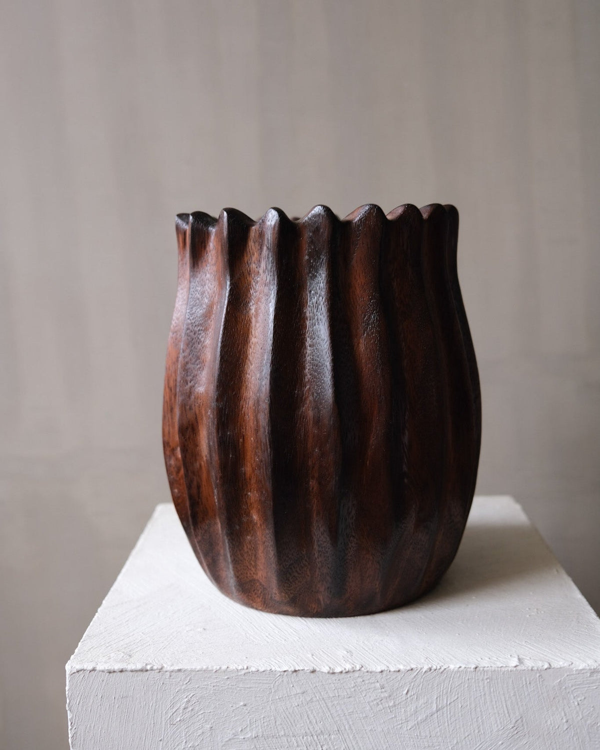 Tulip Bowl Brown