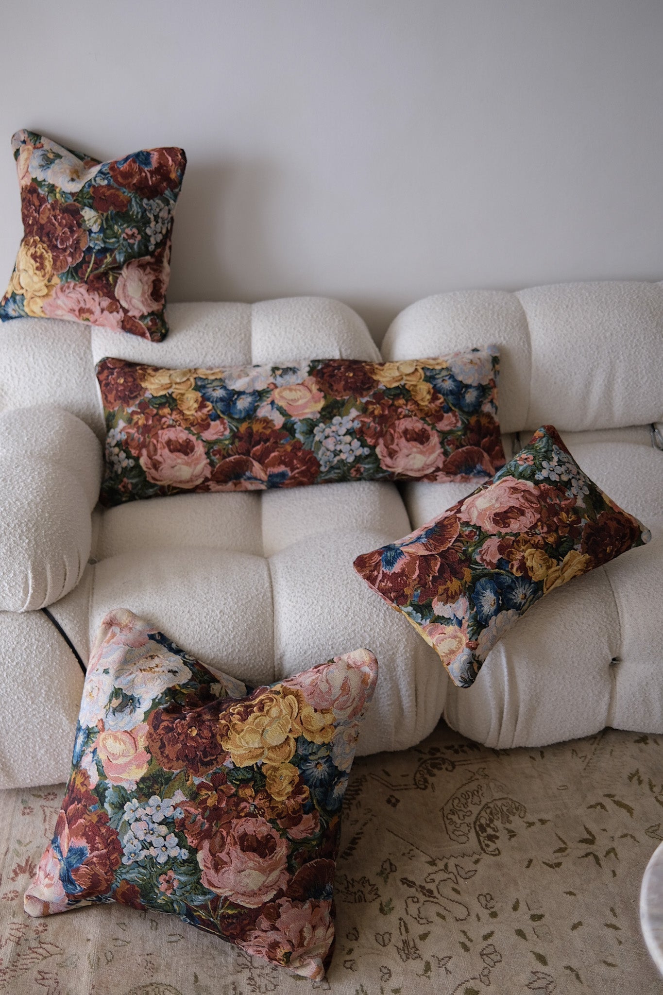 Rosalie Reversible Tapestry Pillow