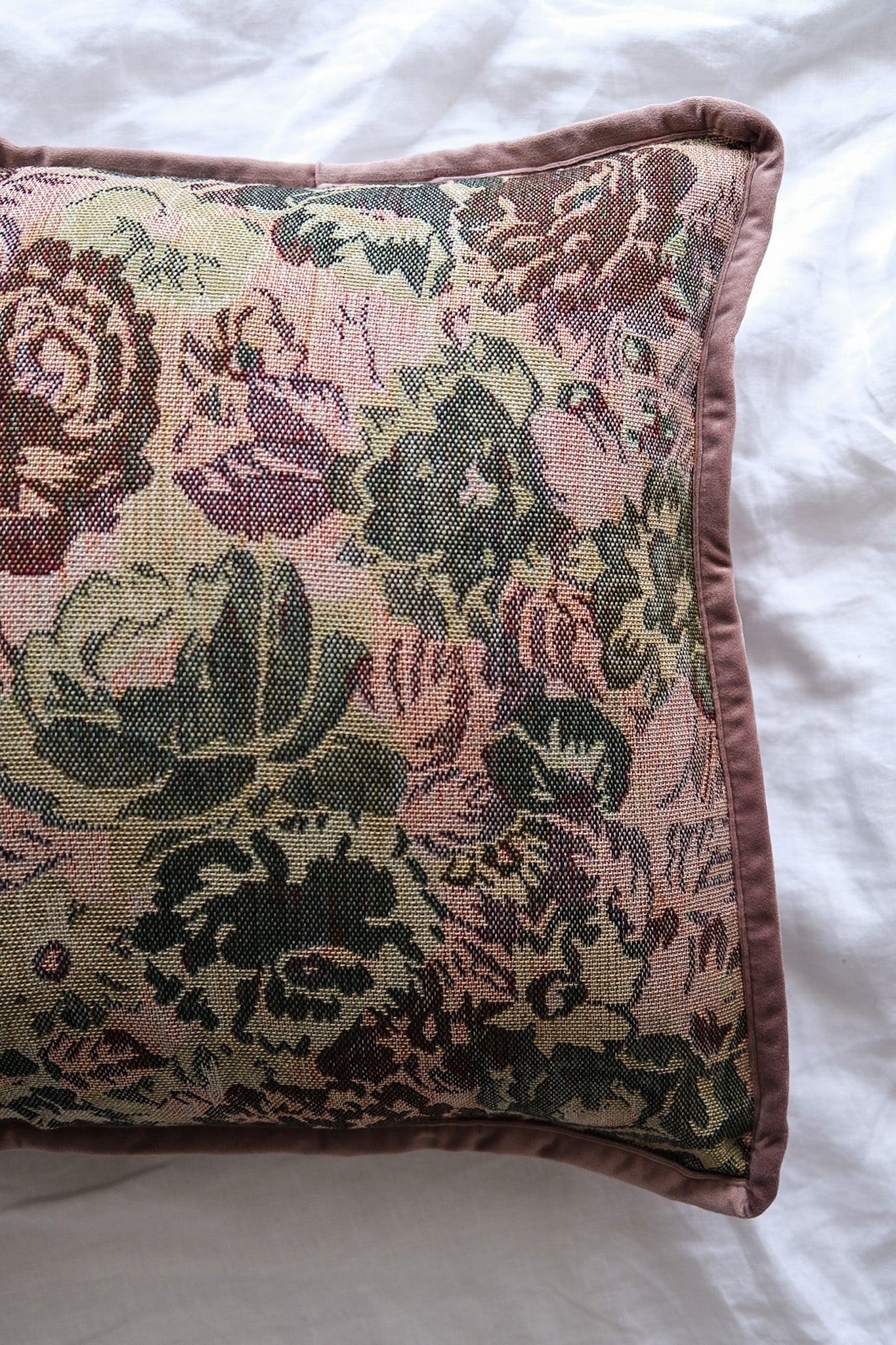 Rosalie Reversible Tapestry Pillow