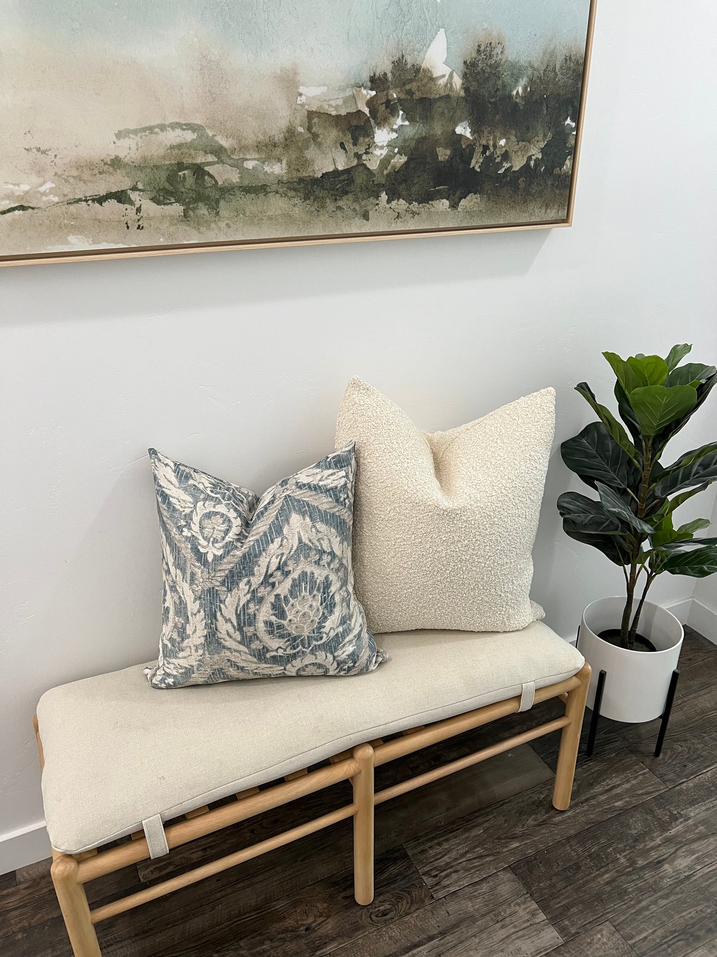Cream Boucle Pillow Cover