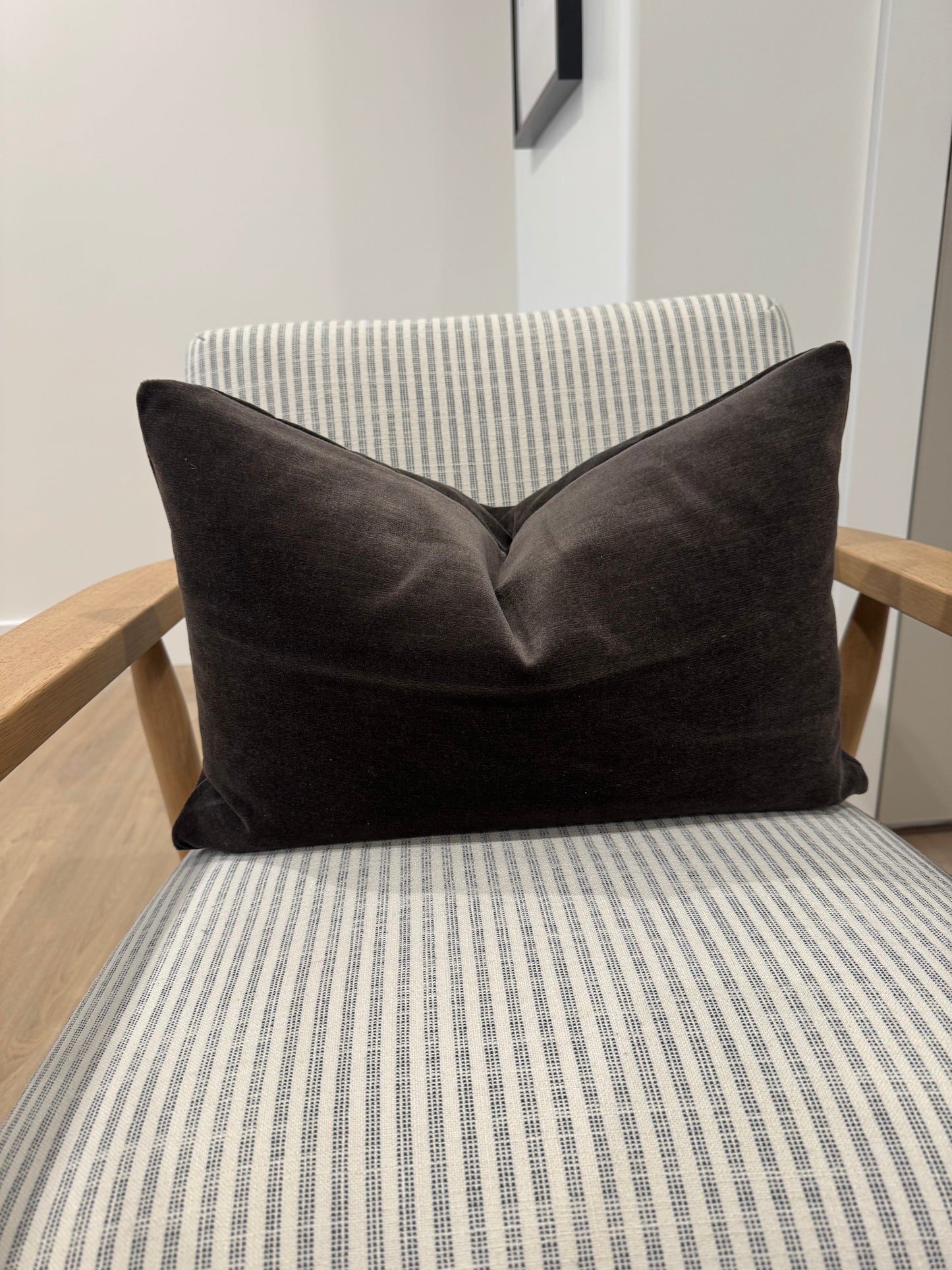 Brown Velvet Pillow Cover
