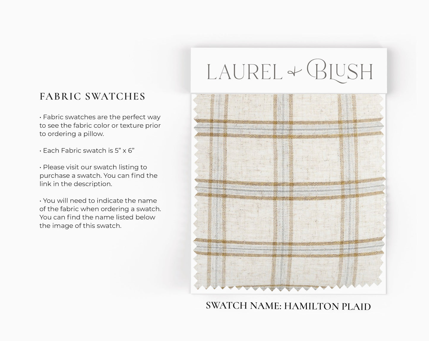 Hamilton Plaid Throw Pillow