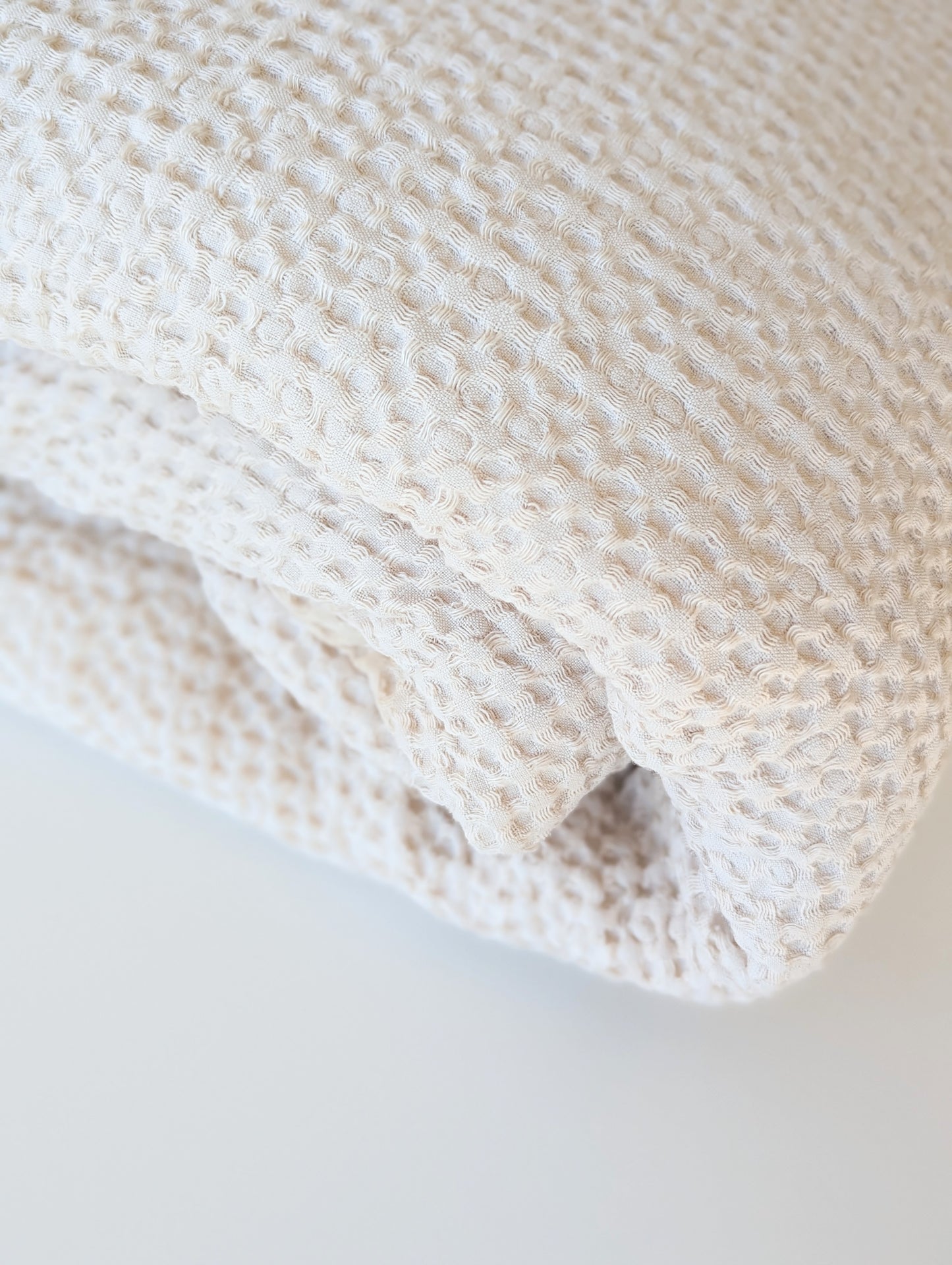 Linen Waffle Blanket