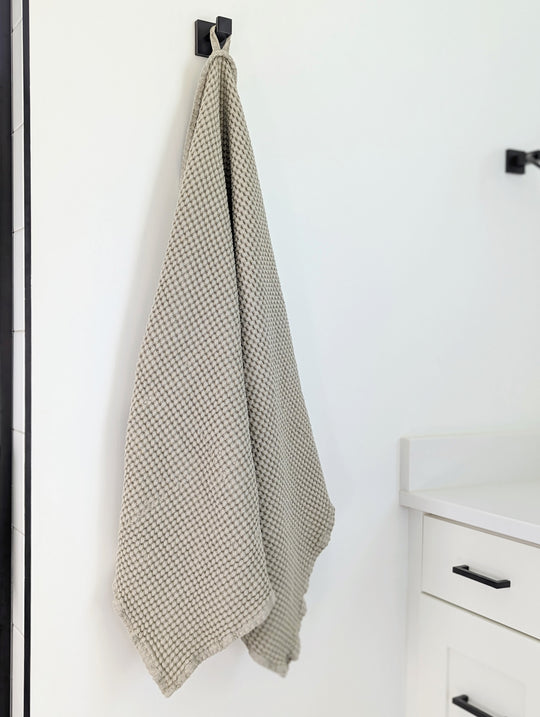 Natural Waffle Towel Set