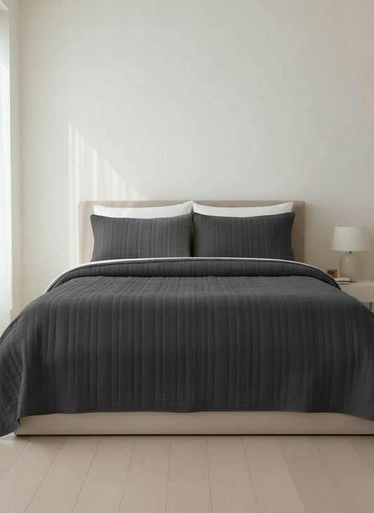 Uneven Channel Quilt Set