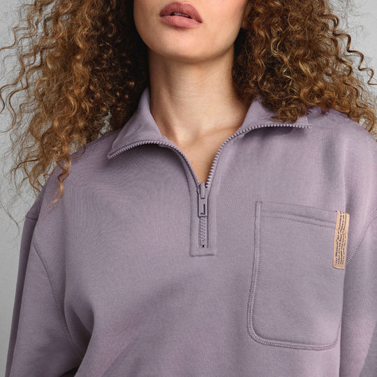 Silksweats™ Midweight Reversible Half Zip
