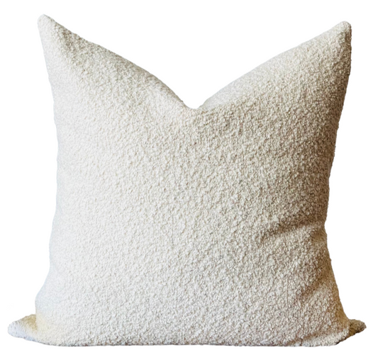 Cream Boucle Pillow Cover
