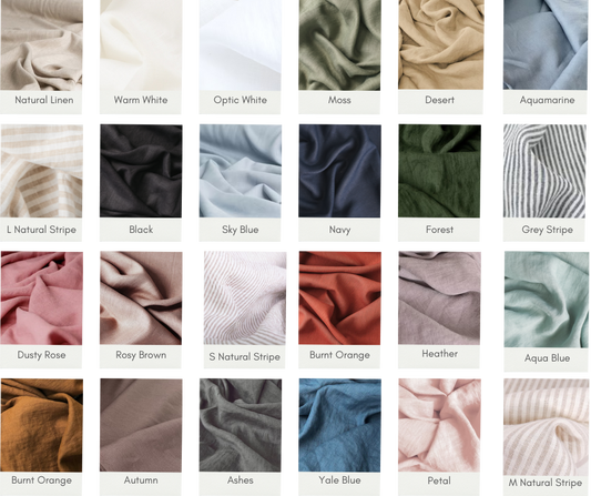 European Linen Swatch Book