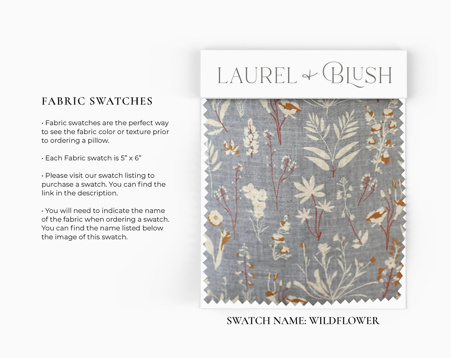 Wildflower Throw Pillow