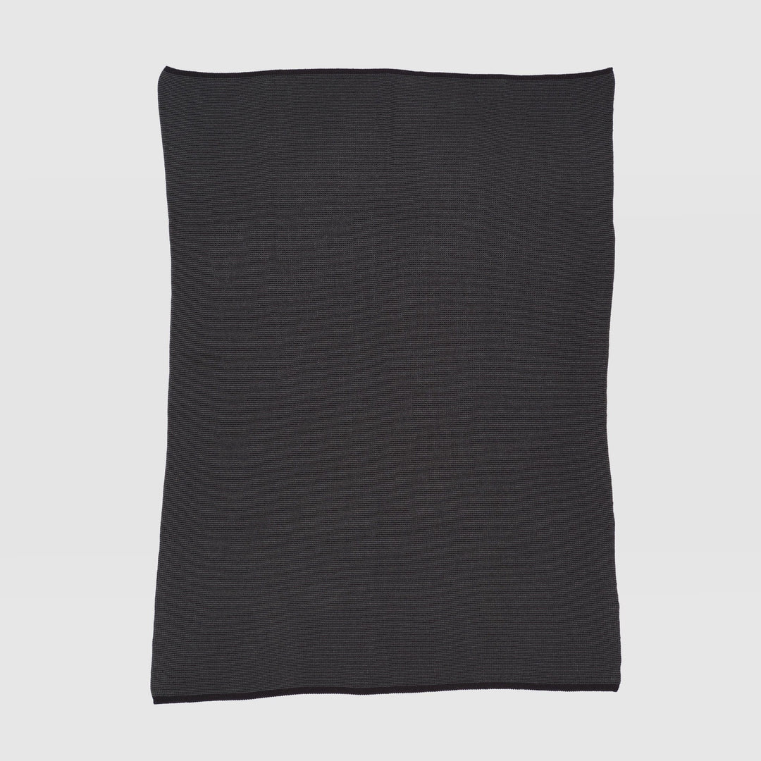 Merino Wool Knit Solid Textured Throw Blanket