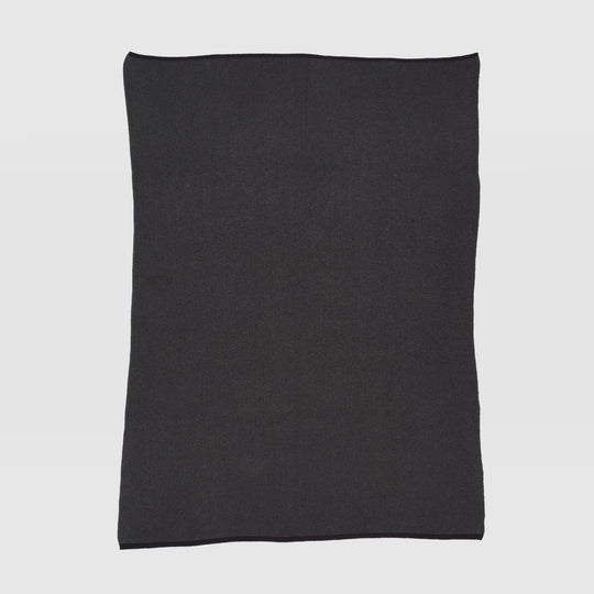 Merino Wool Knit Solid Textured Throw Blanket