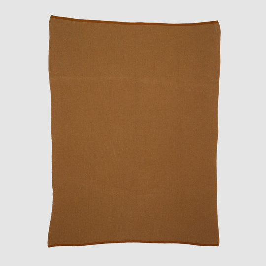 Merino Wool Knit Solid Textured Throw Blanket