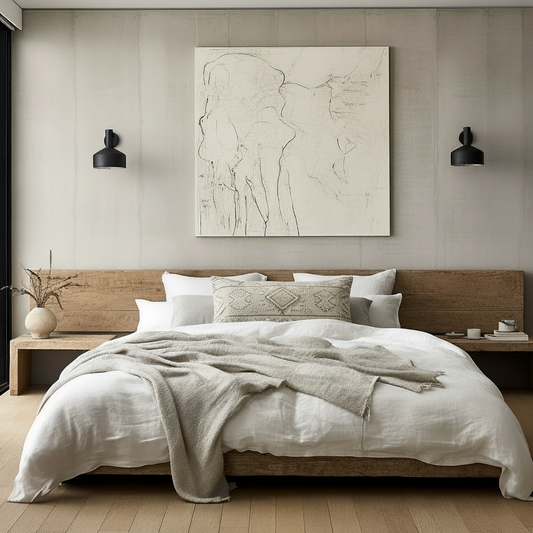 Luxury sheets and bedding set Oversized linen duvet covers for interior designers King-sized linen duvet cover sets for luxurious bedding Premium linen duvet cover sets for oversized beds Designer linen duvet covers for king-sized mattresses Luxurious linen bedding sets for interior projects High-quality linen duvet cover sets for oversized beds Oversized linen duvet cover sets for designer spaces #color_warm-white