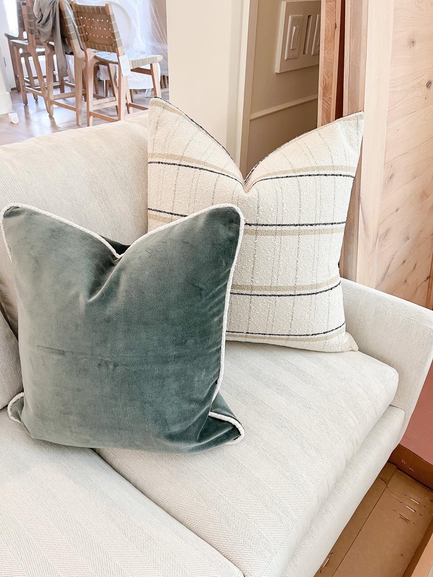 Deb Stripe Pillow Cover