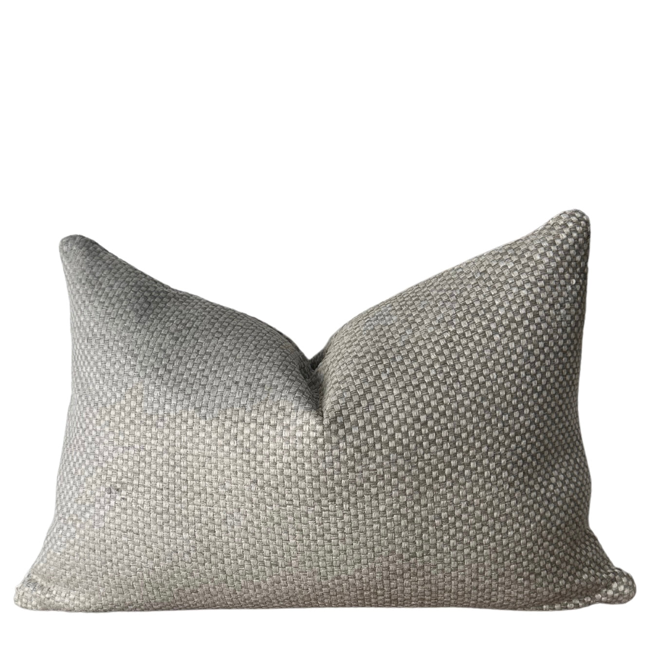 Grey Check Pillow Cover
