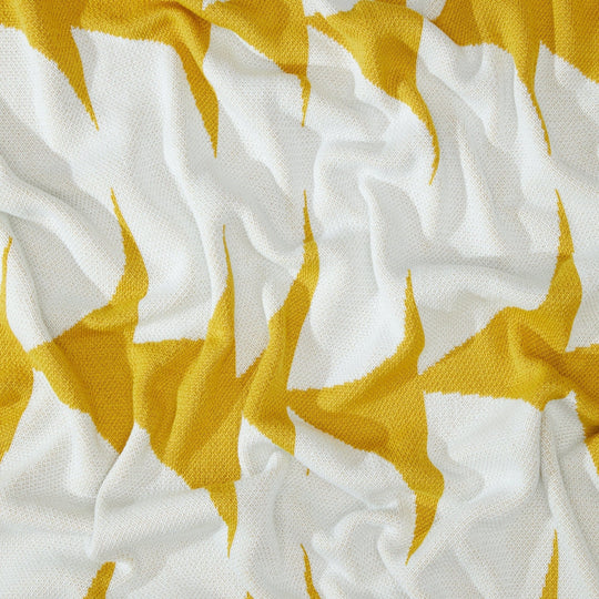 Knit Modern Throw Blanket - Poly Kaareva by Petra Kaksonen