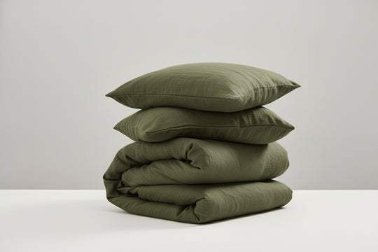 projects High-quality linen duvet cover sets for oversized beds Oversized linen duvet cover sets for designer spaces King-sized linen duvet covers with premium fabric Designer linen bedding sets for large mattresses Customizable linen duvet cover sets for interior styling Oversized linen duvet covers with stylish designs Designer linen duvet cover sets for interior decorators Luxury linen bedding collections for oversized mattress #color_moss